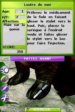 Pantallazo de Tus Amigos: Veterinarios Del Zoo para Nintendo DS