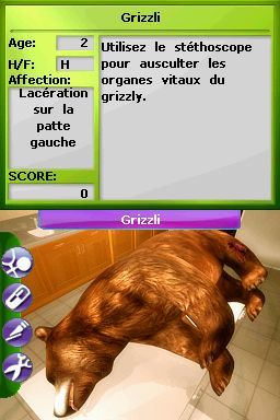 Pantallazo de Tus Amigos: Veterinarios Del Zoo para Nintendo DS
