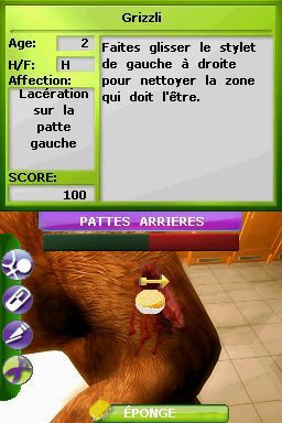 Pantallazo de Tus Amigos: Veterinarios Del Zoo para Nintendo DS