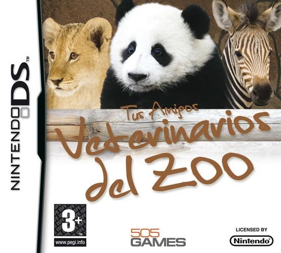 Caratula de Tus Amigos: Veterinarios Del Zoo para Nintendo DS