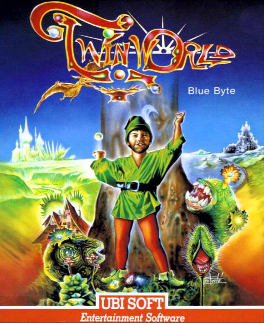 Caratula de TwinWorld: Land of Vision para Amiga