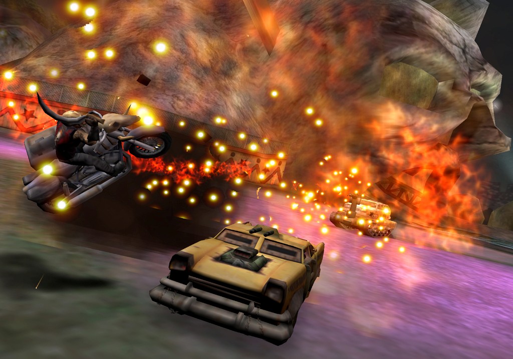 Pantallazo de Twisted Metal: Head-On: Extra Twisted Edition para PlayStation 2