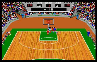 Pantallazo de Two on Two Championship Basketball para Atari ST