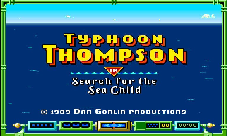 Pantallazo de Typhoon Thompson in Search for the Sea Child para Amiga