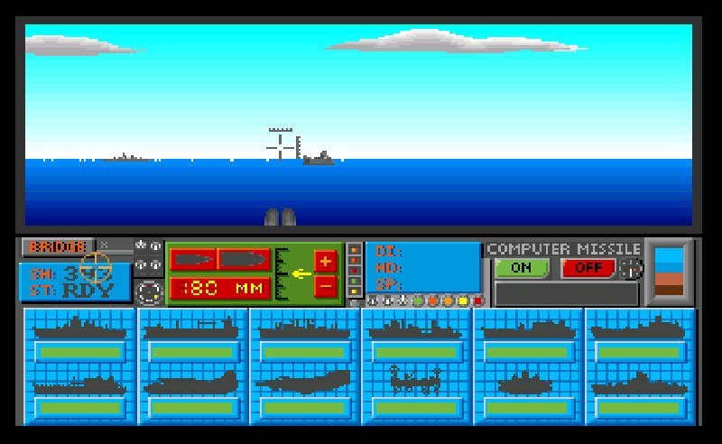 Pantallazo de U.S.S. John Young: A Naval Warship Simulation para Amiga