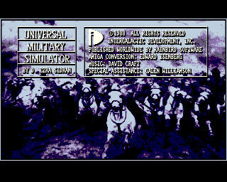Pantallazo de UMS (Universal Military Simulator) para Amiga