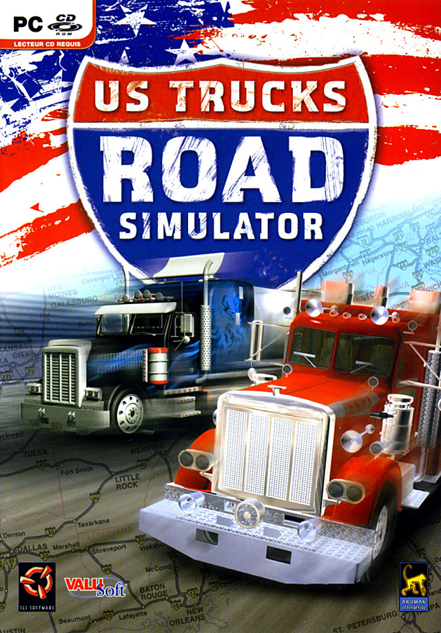 Caratula de US Trucks: Road Simulator para PC