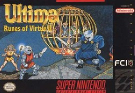 Caratula de Ultima: Runes of Virtue II para Super Nintendo