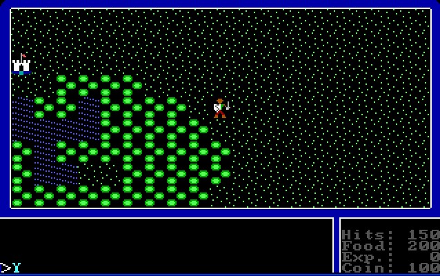 Pantallazo de Ultima I: The First Age of Darkness para PC