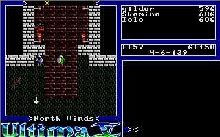 Pantallazo de Ultima V: Warriors of Destiny para Atari ST