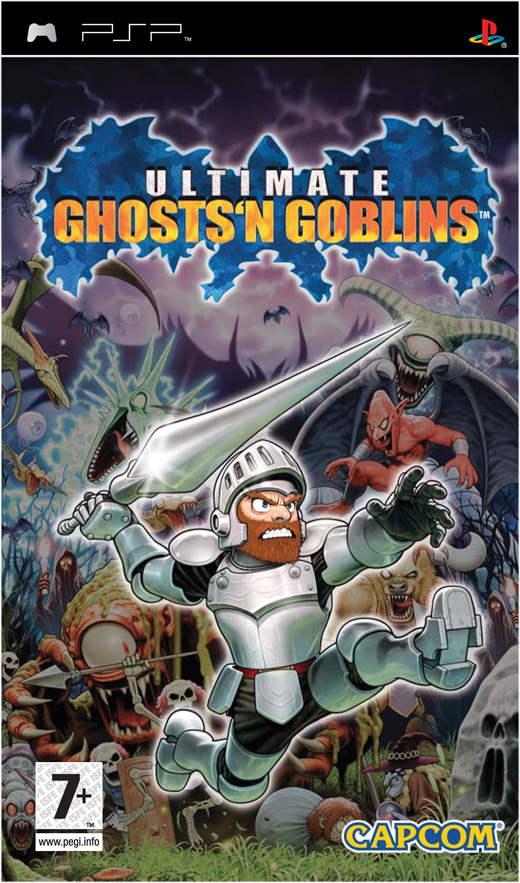 Caratula de Ultimate Ghosts n' Goblins para PSP