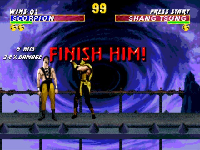 Pantallazo de Ultimate Mortal Kombat 3 para Sega Megadrive