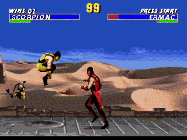 Pantallazo de Ultimate Mortal Kombat 3 para Sega Megadrive