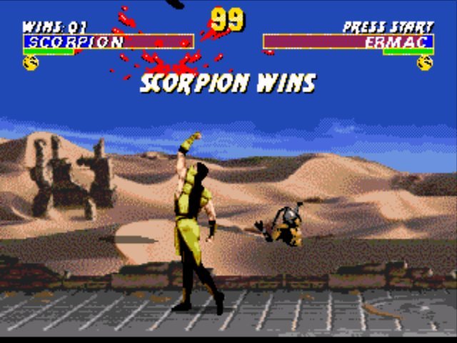 Pantallazo de Ultimate Mortal Kombat 3 para Sega Megadrive
