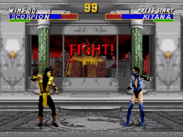 Pantallazo de Ultimate Mortal Kombat 3 para Sega Megadrive