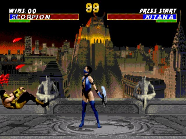 Pantallazo de Ultimate Mortal Kombat 3 para Sega Megadrive