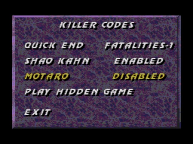 Pantallazo de Ultimate Mortal Kombat 3 para Sega Megadrive