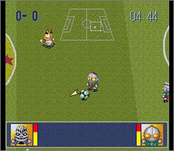 Pantallazo de Ultra League Moero Soccer Taisen (Japonés) para Super Nintendo
