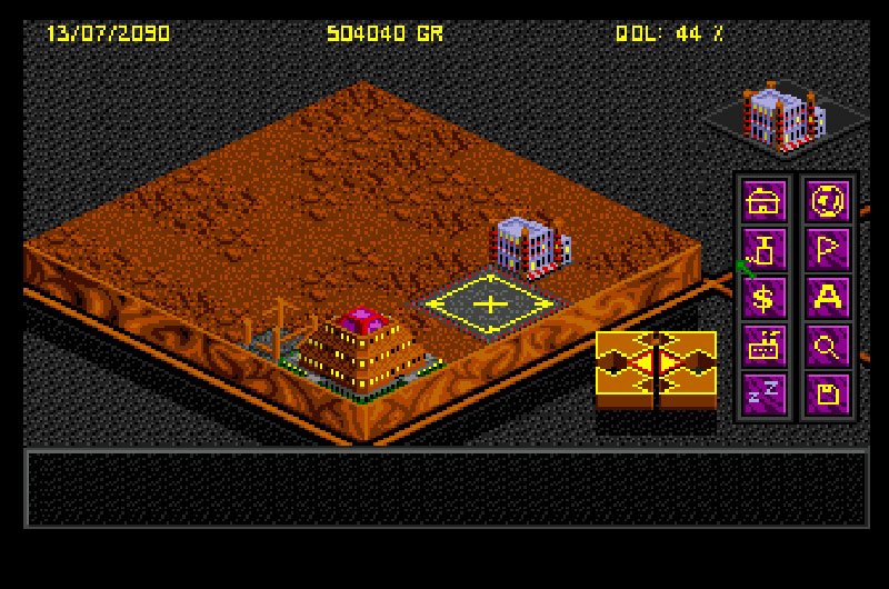 Pantallazo de Utopia: The Creation of a Nation para Amiga
