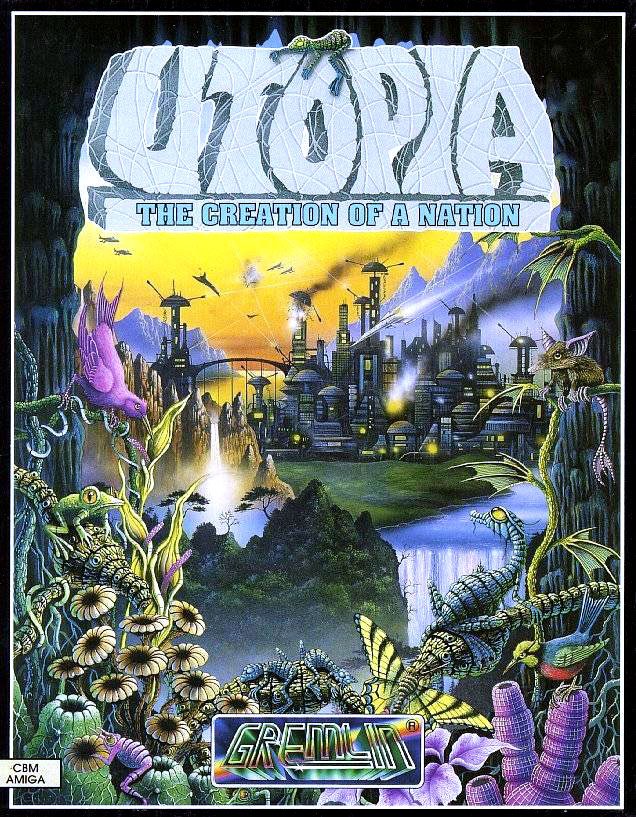 Caratula de Utopia: The Creation of a Nation para Amiga