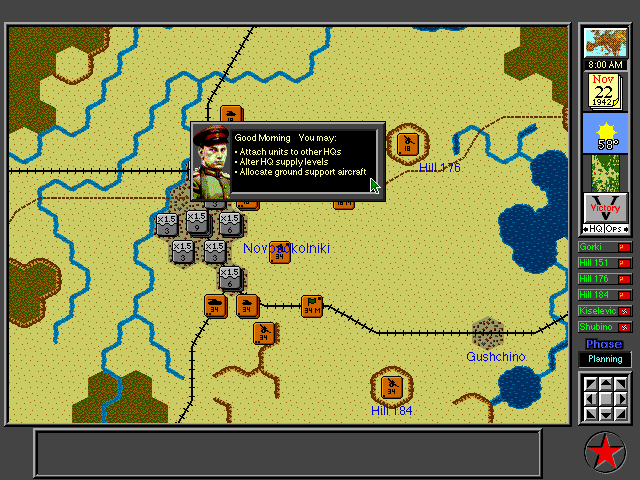 Pantallazo de V for Victory: The Russian Front -- Velikiye Luki 1942 para PC