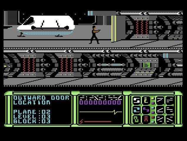 Pantallazo de V the Computer Game para Commodore 64