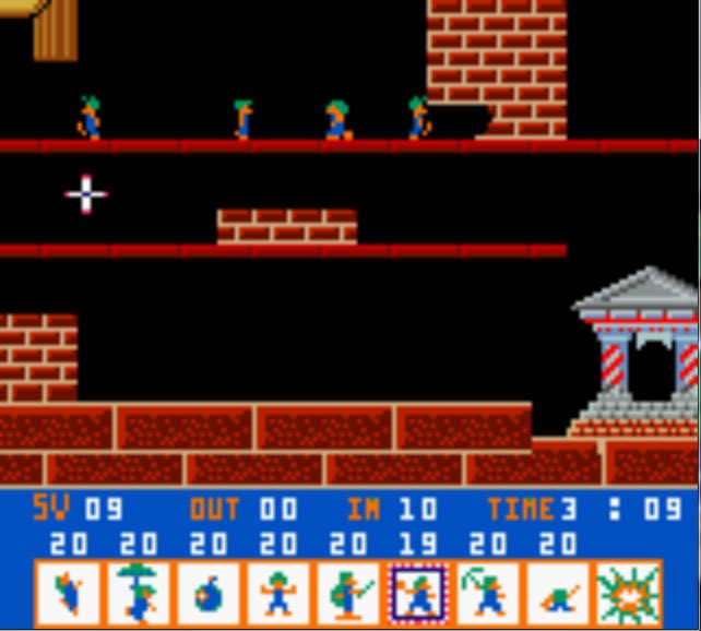 Pantallazo de VS Lemmings para Game Boy Color