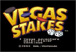 Pantallazo de Vegas Stakes (Europa) para Super Nintendo