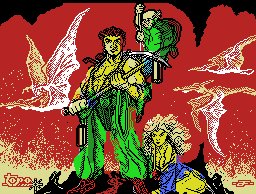 Pantallazo de Viaje al Centro de la Tierra para MSX