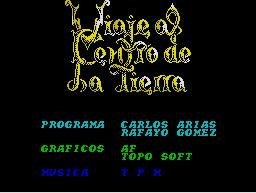 Pantallazo de Viaje al Centro de la Tierra para Spectrum