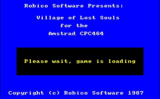 Pantallazo de Village Of The Lost Souls, The para Amstrad CPC