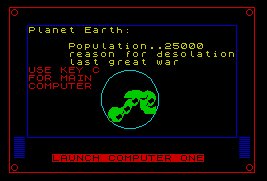 Pantallazo de Voyage Into the Unknown para Spectrum
