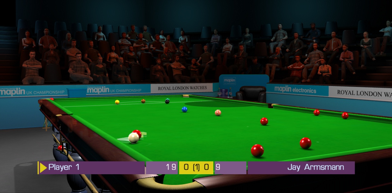 Pantallazo de WSC Real 08: World Snooker Championship para Xbox 360