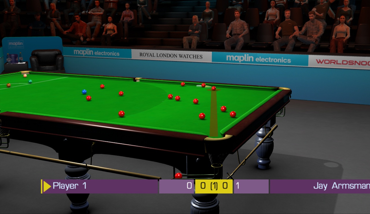 Pantallazo de WSC Real 08: World Snooker Championship para Xbox 360