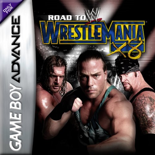 Caratula de WWE Road to WrestleMania X8 para Game Boy Advance
