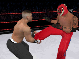 Pantallazo de WWE SmackDown! vs. RAW 2008 para Nintendo DS
