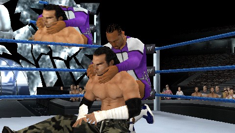 Pantallazo de WWE SmackDown! vs. RAW 2008 para PSP