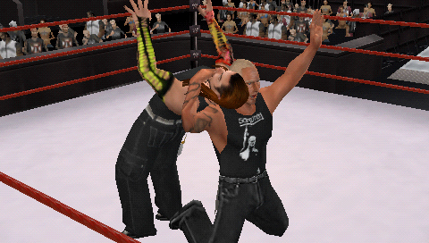 Pantallazo de WWE SmackDown! vs. RAW 2008 para PSP