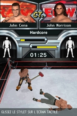 Pantallazo de WWE SmackDown vs. Raw 2009 para Nintendo DS