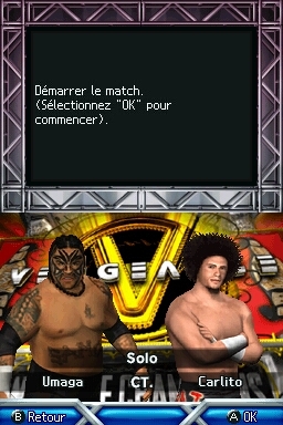 Pantallazo de WWE SmackDown vs. Raw 2009 para Nintendo DS