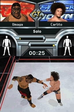 Pantallazo de WWE SmackDown vs. Raw 2009 para Nintendo DS
