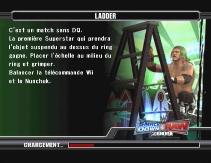Pantallazo de WWE SmackDown vs. Raw 2009 para Wii