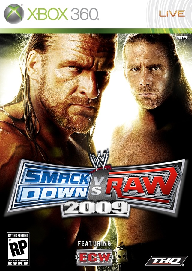 Caratula de WWE SmackDown vs. Raw 2009 para Xbox 360