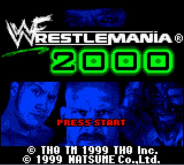 Pantallazo de WWF WrestleMania 2000 para Game Boy Color