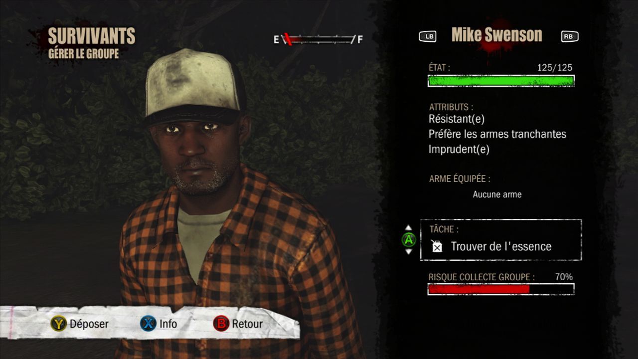 Pantallazo de Walking Dead: Survival Instinct, The para Xbox 360