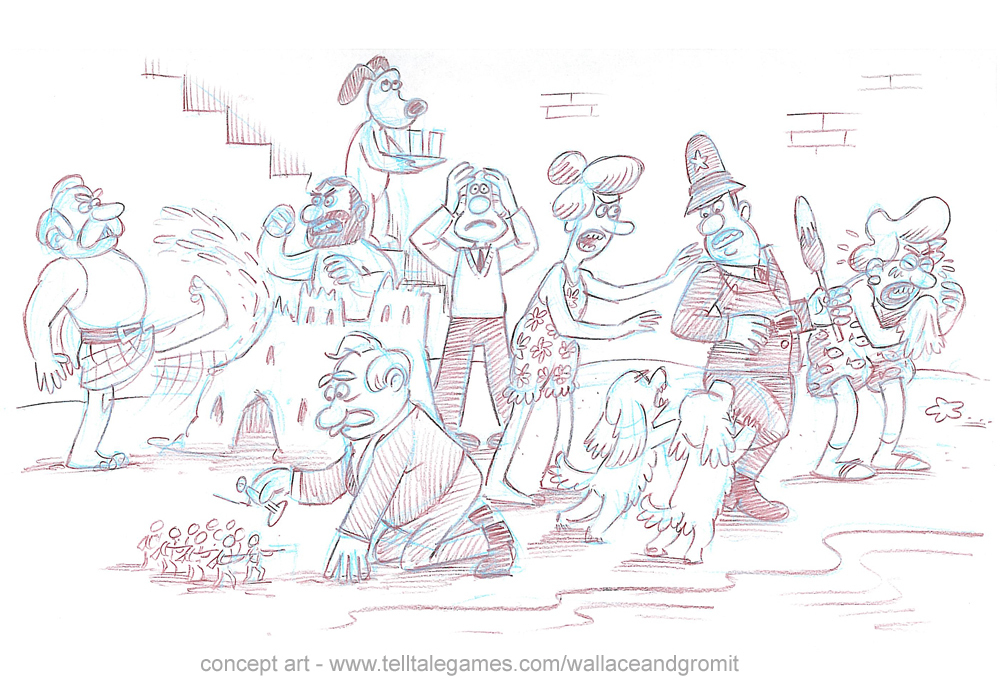 Pantallazo de Wallace & Gromits Grand Adventures - Episode 1: Fright of the Bumblebees para Xbox 360