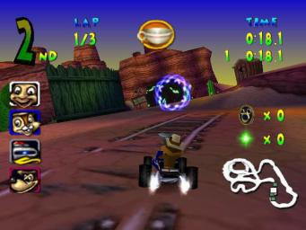 Pantallazo de Walt Disney World Quest: Magical Racing Tour para PC