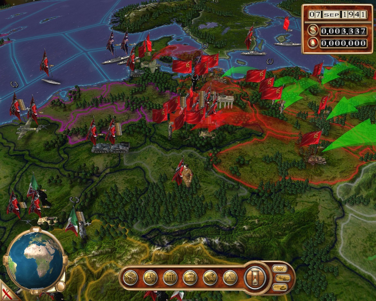 Pantallazo de War Leaders: Clash of Nations para PC