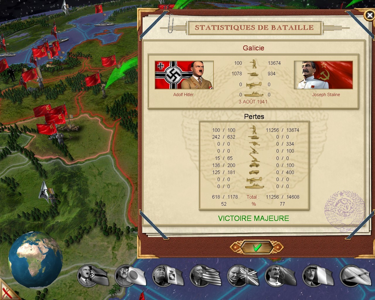 Pantallazo de War Leaders: Clash of Nations para PC