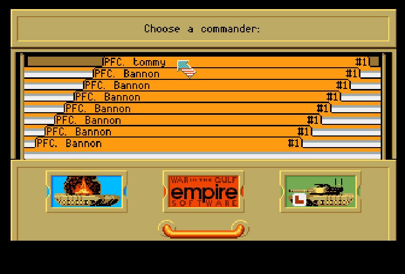 Pantallazo de War in the Gulf para Amiga